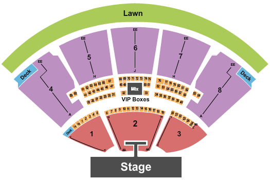 iTHINK Financial Amphitheatre Mötley Crüe Seating Chart